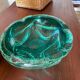 Murano bubble ashtray / pocket emptier in mint green