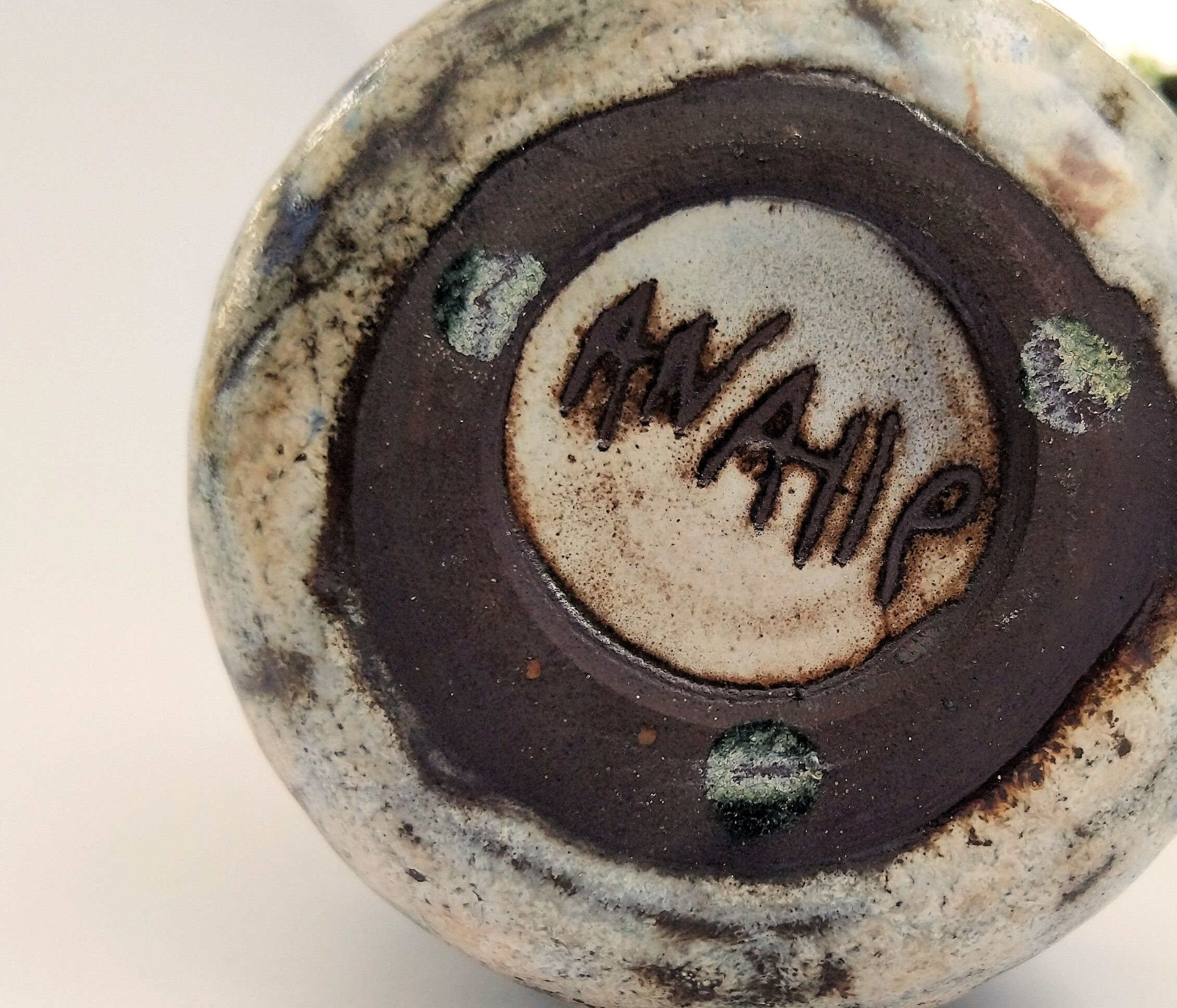 Ceramic vase by Michel Anasse Vallauris