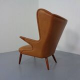 Teak and leather armchair by Svend Skipper for Skippers Møbler, Denmark, 1960s