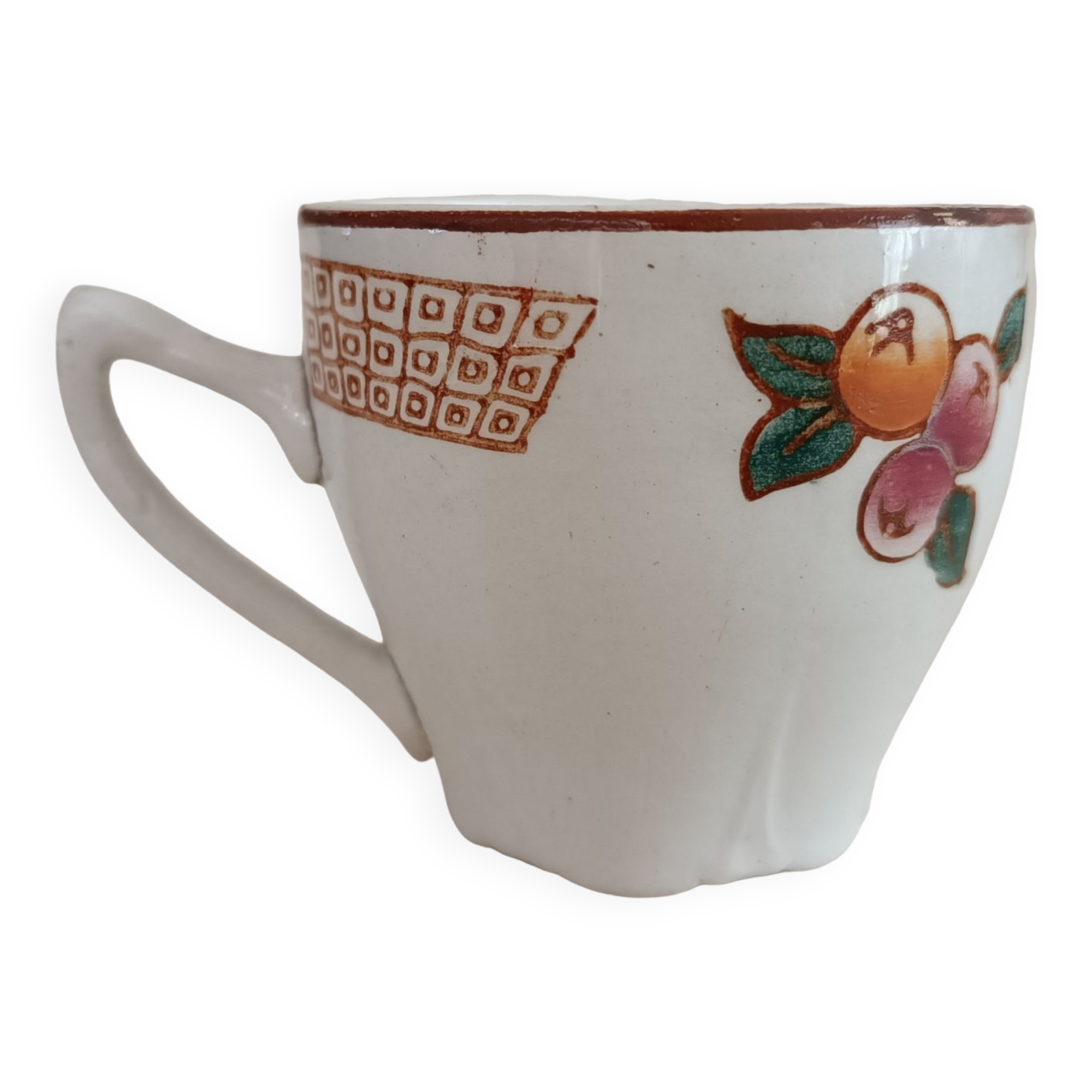 Longwy iron earth mug