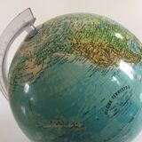 Globe earth bright black vintage