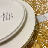 Set of 6 Anemone dessert plates from DIGOIN Sarreguemines