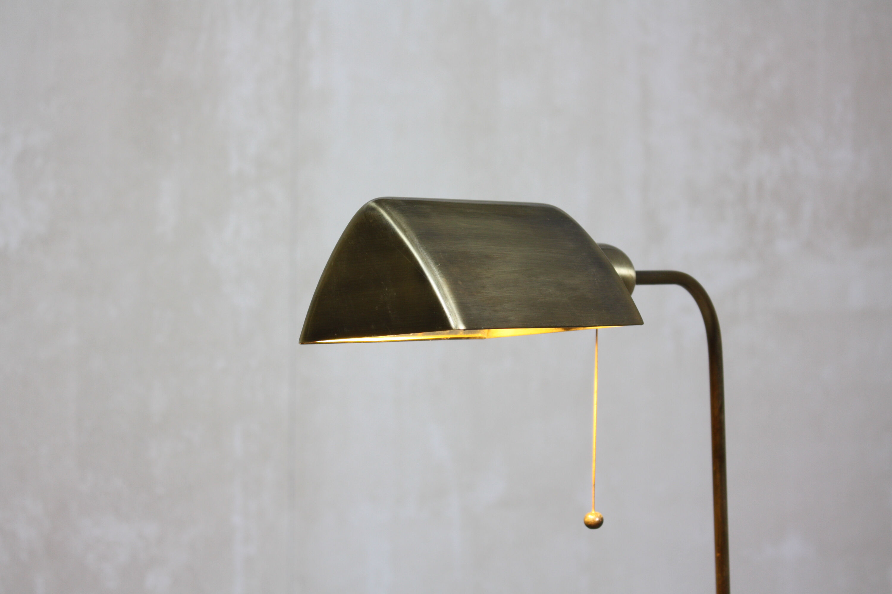 Portuguese brass floor lamp, 1970