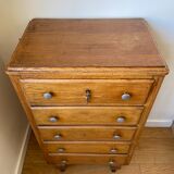 Wooden dresser 5 drawers