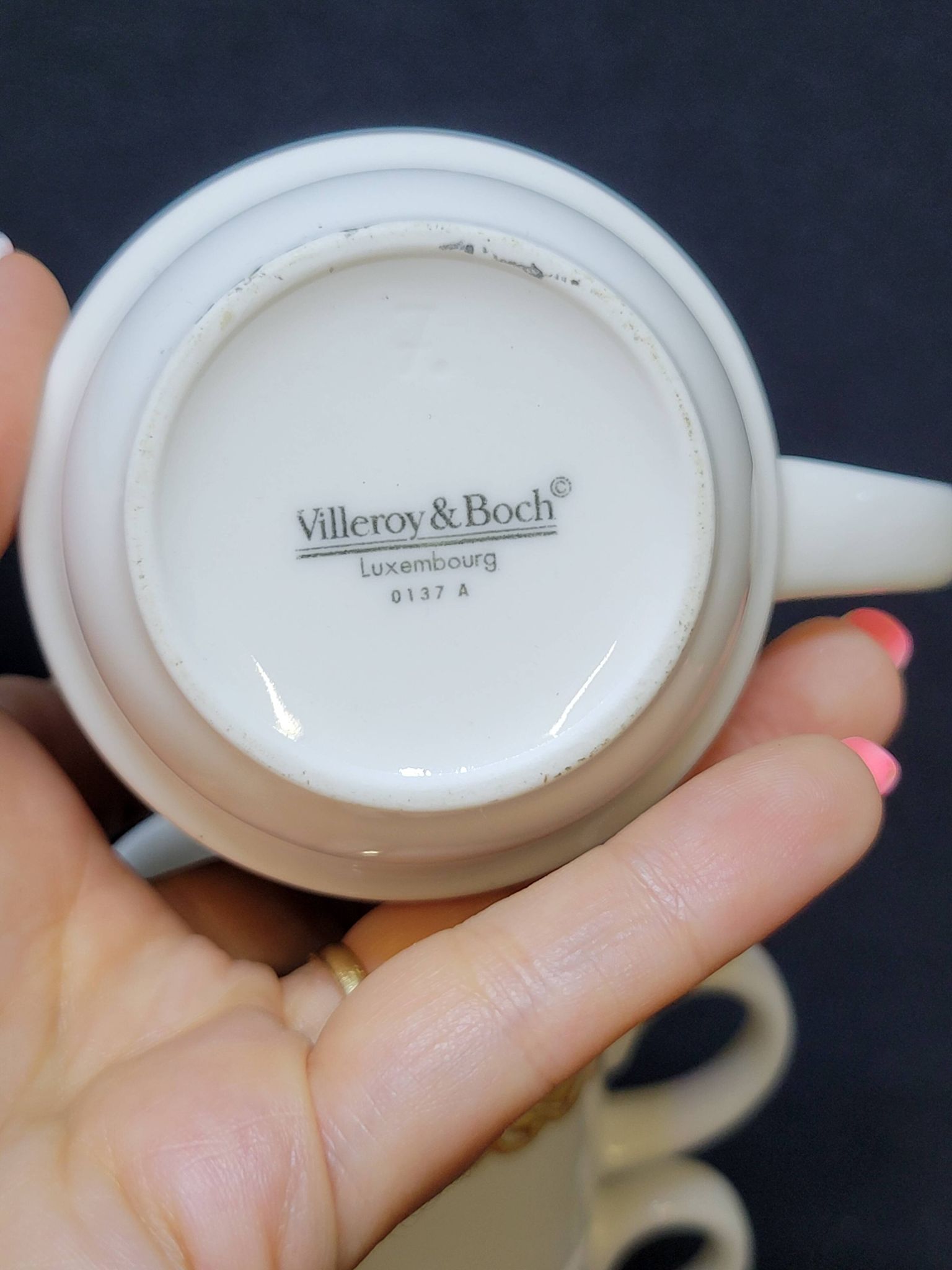 Villeroy & Boch 4 Stackable Coffee Cups