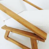 Paire de fauteuils de salon en pin danois vintage