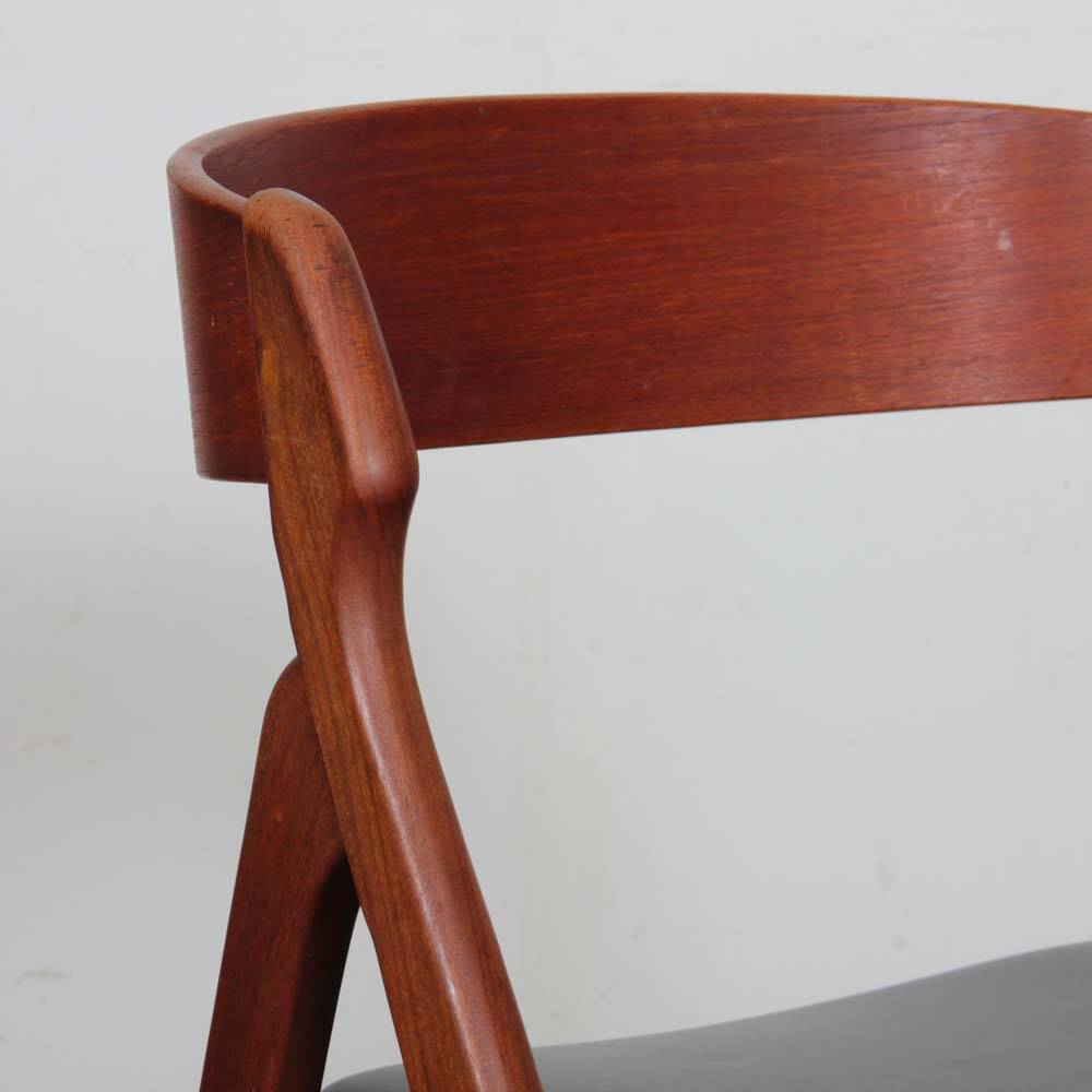 Pair of chairs by Henning Kjaernulf for Boltinge Stolefabrik, 1960