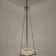XL dome pendant light in blown glass, Italy circa 1960