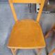 Series of 4 bistro chairs signed Baumann 1950 vintage