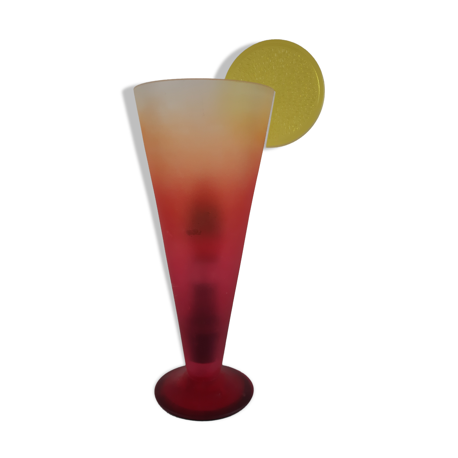 80s cocktail cup lamp