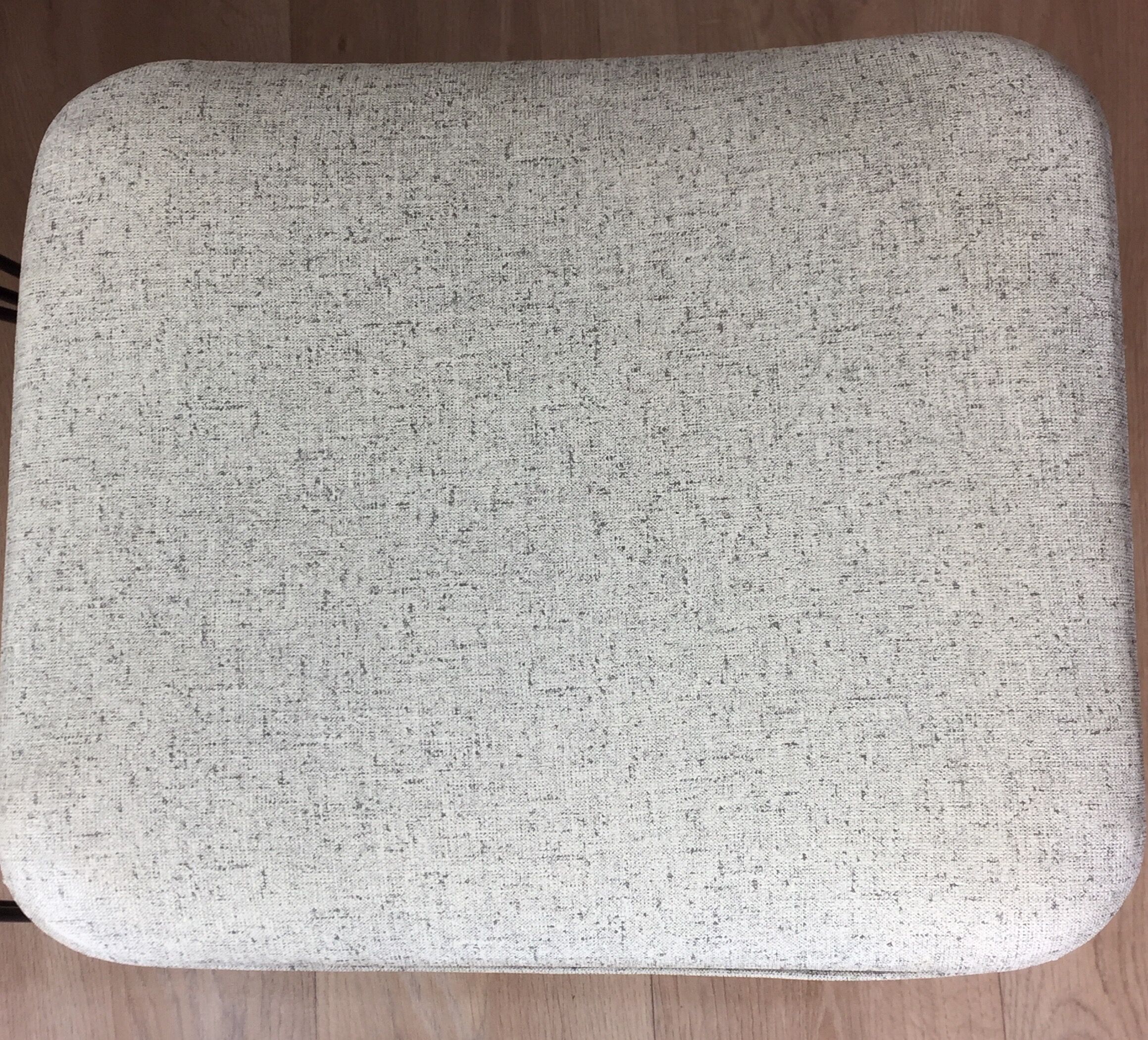 Pair of Eiffel foot stools and 60s skai seating
