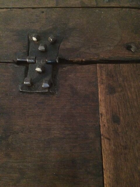 Old wooden maie buffet