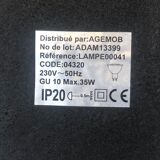 Pair of eyeball lamp Agemob chrome