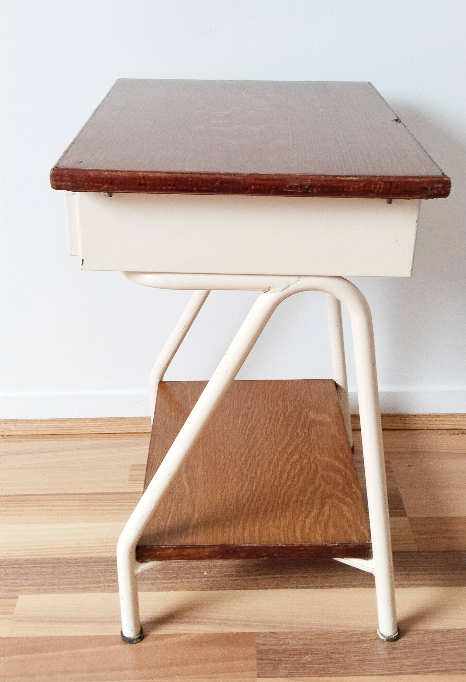 Bedside table, boarding school bedside table, night table