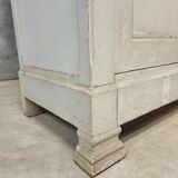 Armoire penderie ancienne armoire murale française XXL gris 230x212 cm