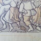 Original old wine map PJ Coulon ca 1975