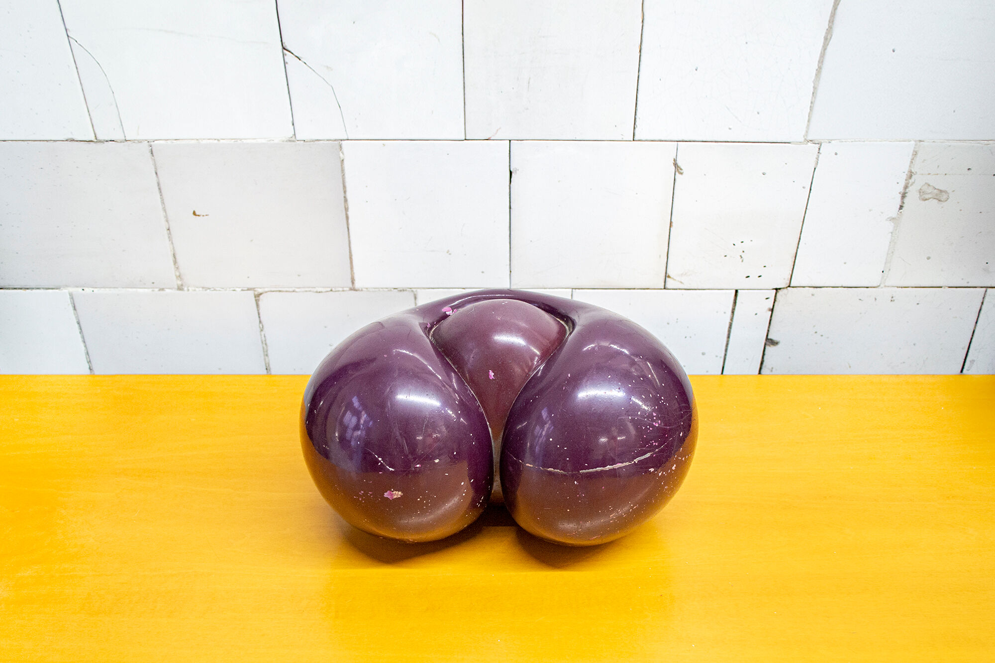 Lacquered fiberglass sculpture by Margo 1969