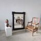 Fauteuil canné en bois naturel