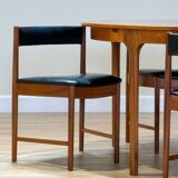 McIntosh Dunvegan Teak Dining Set – Round Extending Table & 4 Chairs (1960s