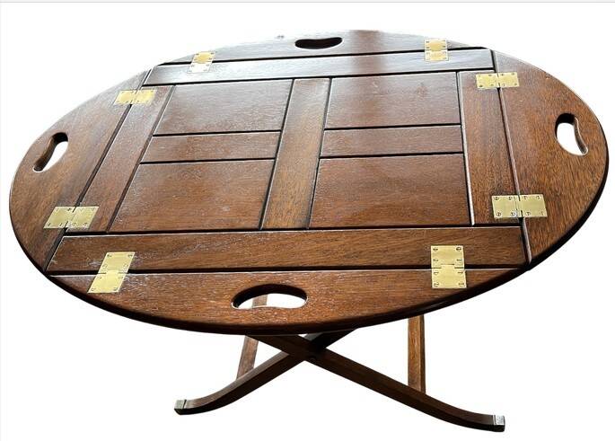 Table basse de marine "Buttler" XIXe