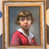 Painting, portrait of a young girl 1934