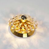 Brass and glass ‘jewe’l wall light by Palwa – Germany 1970’s