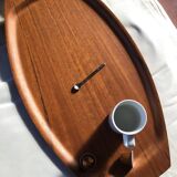 Scandinavian 60s teak veneer tray