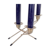 Postmodern Wire Spring Candleholder in Metal, 1980s