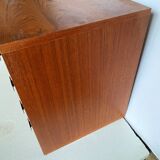 Convenient storage unit in Scandinavian teak from the 60s