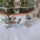 Saucière antique avec couvercle Maçons en porcelaine anglaise Chinoiserie F