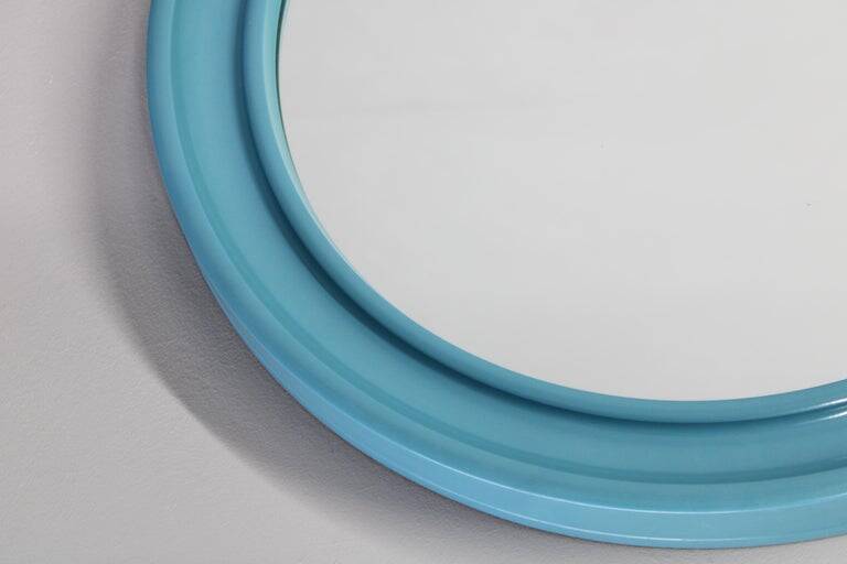 1970s Round Mirror, Italy
