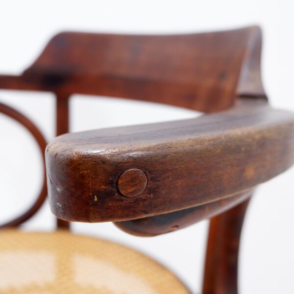 Chaise ou fauteuil en bois courbé style Thonet - années 1950