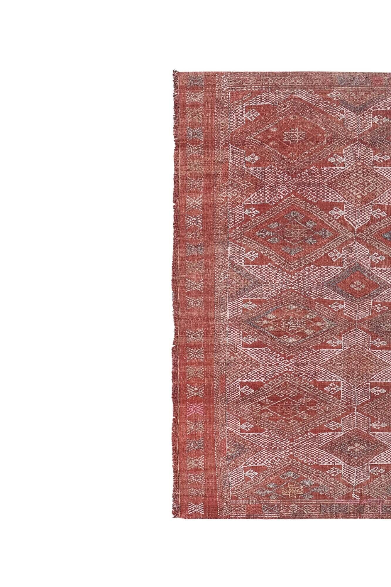 Vintage Turkish handmade rug 153x207 cm