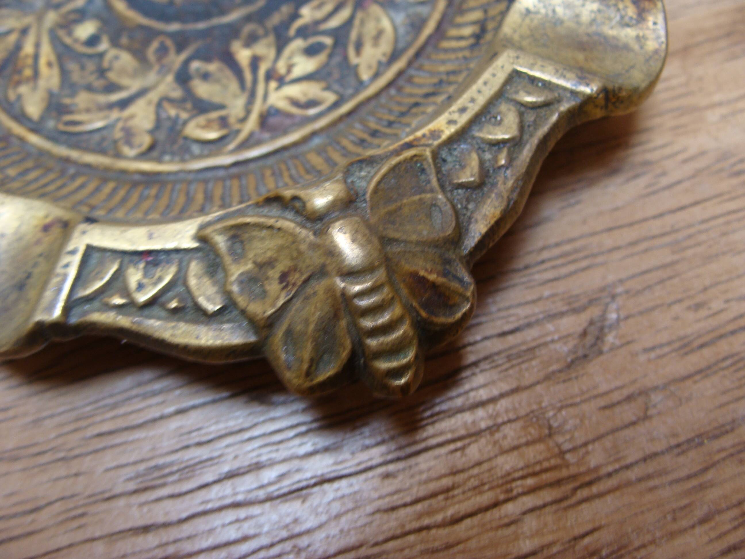 Empire bronze ashtray