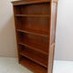 Vintage oak open bookcase