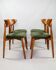 Chaises de salle à manger lot de 4 velvet vert