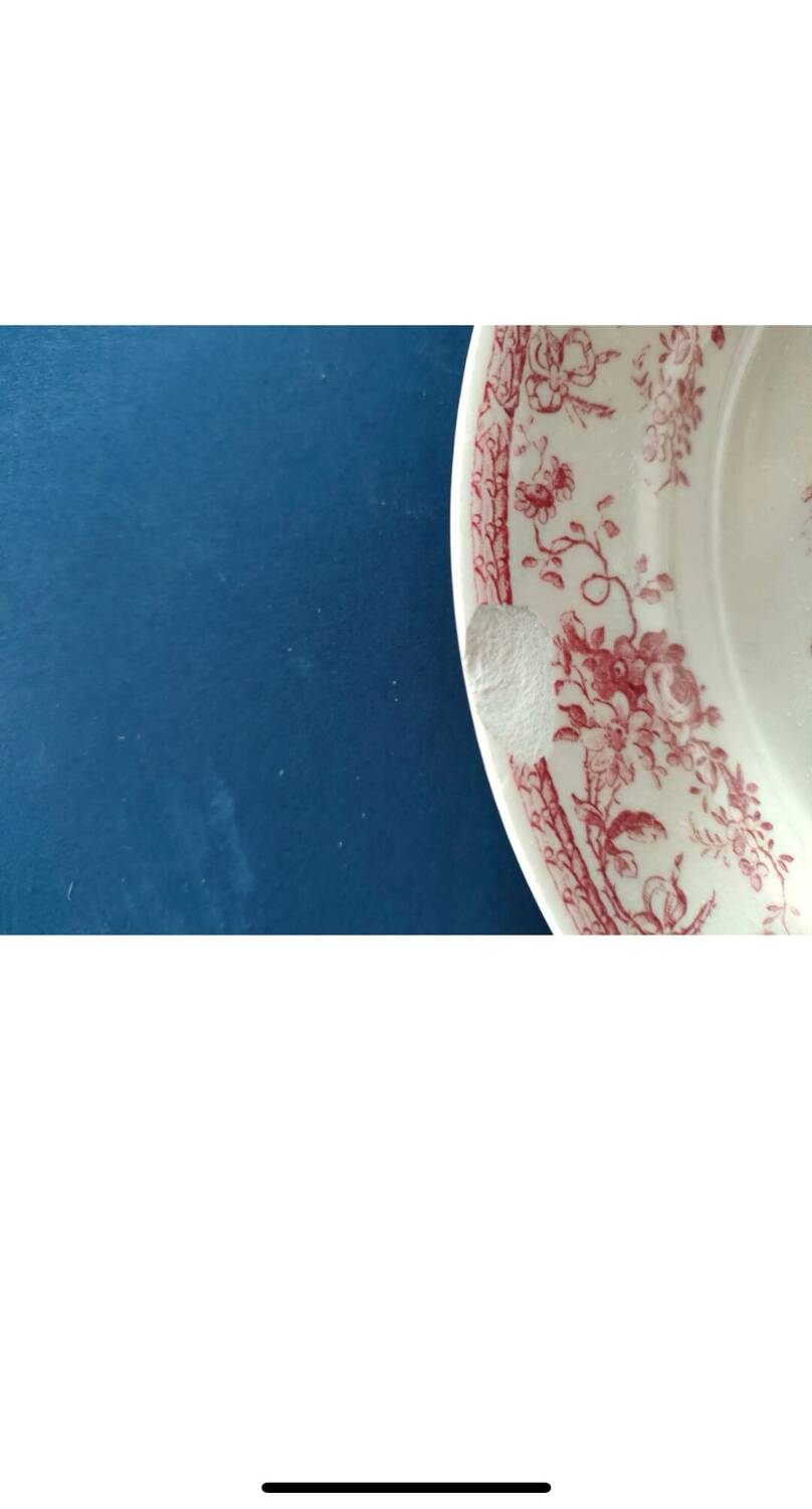 7 assiettes Gien