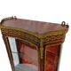 Louis XVI wall display cabinet, mahogany and bronze, France 20th century