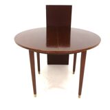 Scandinavian extendable mahogany dining table, Sweden 1960s