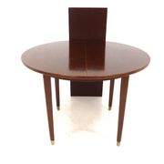 Table de salle à manger scandinave extensible en acajou, Suède 1960