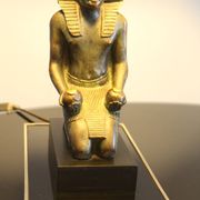 Lampe de table Hollywood Regency décor Pharaon, années 1070