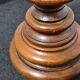Vintage turned wood floor lamp