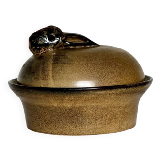 Vintage Art Ceram rabbit stoneware terrine