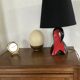 Pied de lampe en céramique Vallauris circa 1950