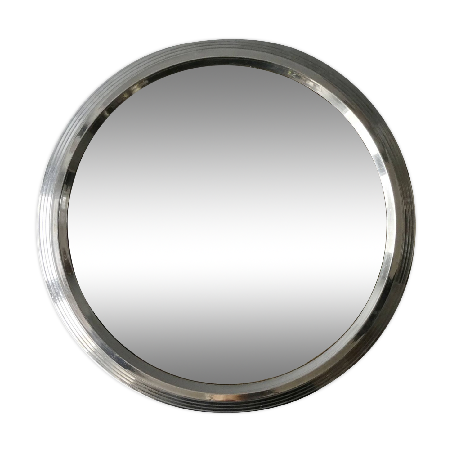 Mirror with aluminum tower, Art Deco