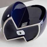 Perdomello 70 Blue Hemisphere Table Lamp, 1970s