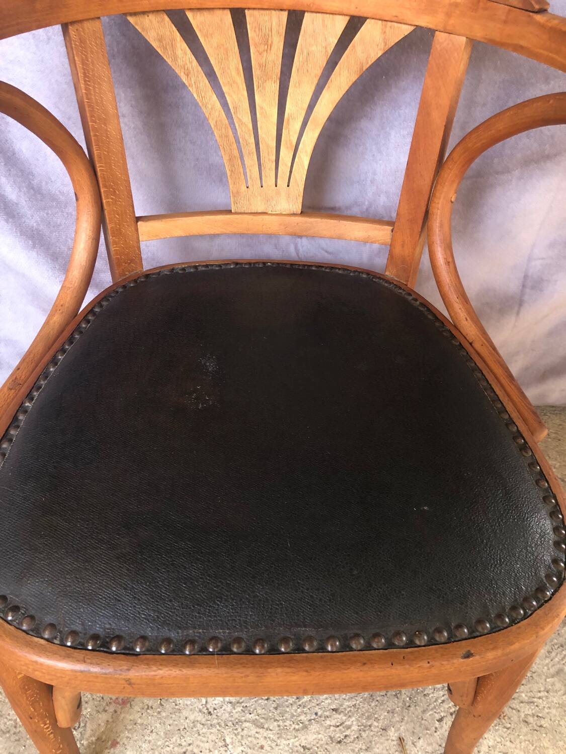 Beech office chair