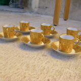Coffret de six tasses à café ancienne par Bernarnaud