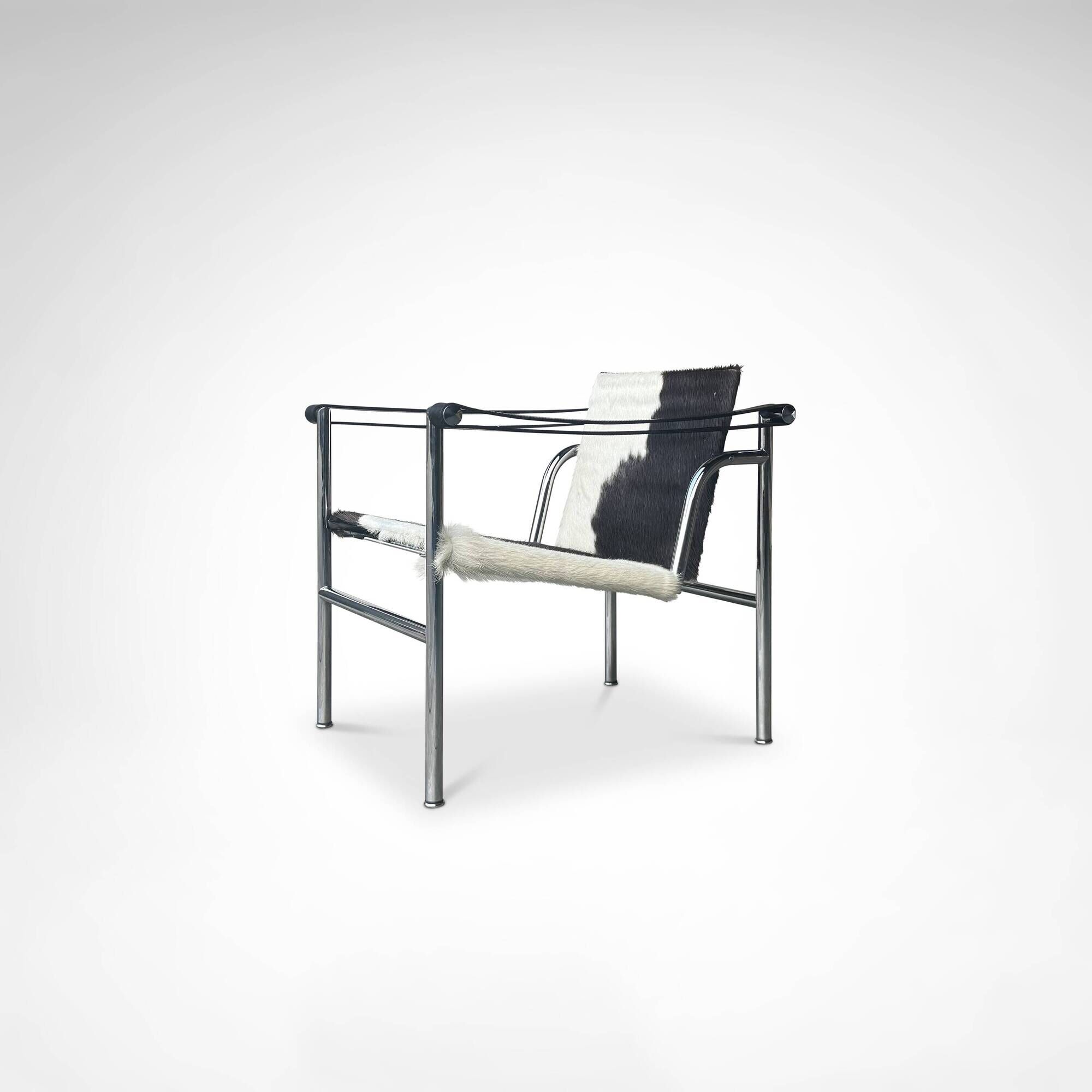 LC1 ponyskin armchair by Le Corbusier et al for Cassina 1980s