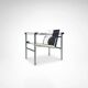LC1 ponyskin armchair by Le Corbusier et al for Cassina 1980s